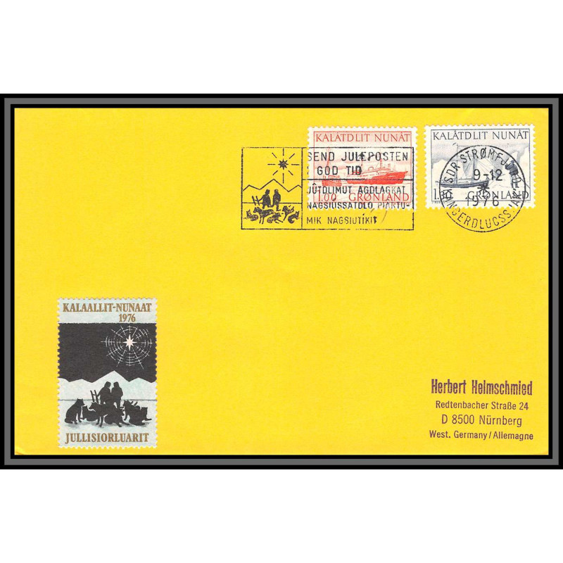 097245 stromfjord 9/12/1976 gronland groenland arctique arctic north pole