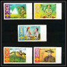 405 - Fujeira MNH ** Mi N° 679 / 683 B non dentelé (Imperf) Scout (Pfadfinder scouting jamboree scouts) japan 1971