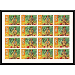 405c - Fujeira MNH ** Mi N° 679 / 683 B Non dentelé imperf Scout (Pfadfinder jamboree scouts) japan feuilles sheet