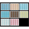 406c -Ras Al Khaima MNH ** Mi N° 519 / 526 B non dentelé (Imperf) Scout Pfadfinder jamboree scouts feuilles sheets