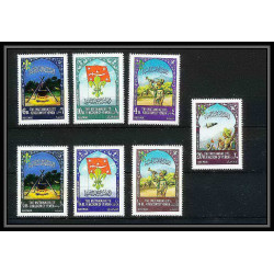 408 - Yemen kingdom MNH ** Mi N° 365 / 371 A Scout (Pfadfinder scouting world jamboree scouts) usa idaho 1967