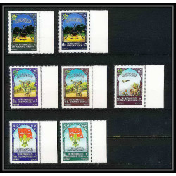 408a - Yemen kingdom MNH ** Mi N° 365 / 371 A Scout (Pfadfinder scouting world jamboree scouts) usa idaho 1967