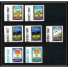 409b - Yemen kingdom MNH ** Mi N° 365 / 371 A Scout Pfadfinder world jamboree scouts usa idaho 1967 Non dentelé imperf