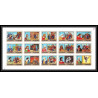 412 Fujeira MNH ** Mi N° 559 / 573 B stations of the cross religion Bible christ non dentelé (Imperf) feuilles sheet
