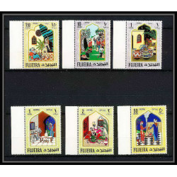 413a - Fujeira MNH ** Mi N° 186 /197 A oriental fairy tales the arabian nights contes orientaux