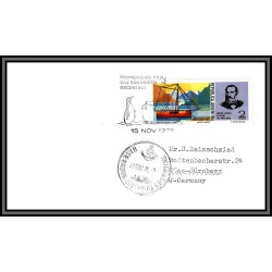 098275 san martin 15/11/1976 argentine argentina antarctic antarctique lettre cover