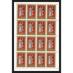 415 - Fujeira MNH ** Mi N° 870/874 A european costumes 15 - 19th century feuilles sheets 