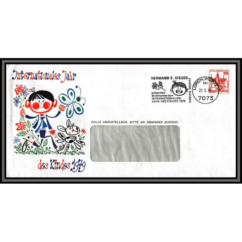 098358 internationales jahr des kindes 1979 childs allemagne germany lettre cover