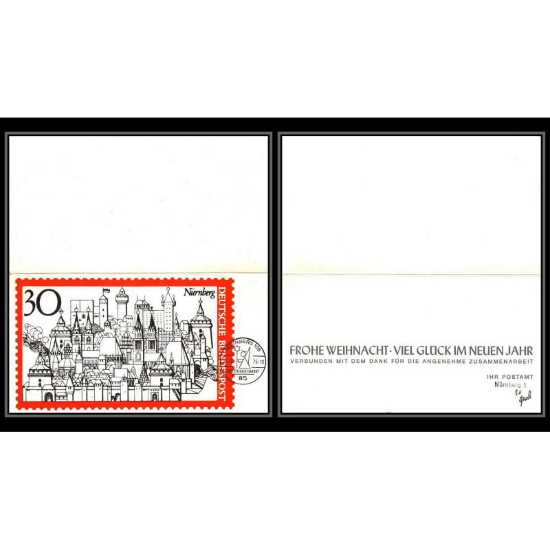 098359 nurnberg 1976 allemagne germany naval navale lettre cover