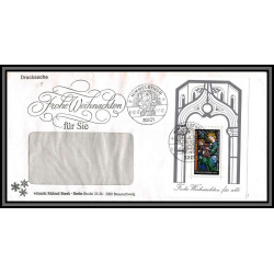 098392 frohe weihnachten 12/12/1977 bloc christmas noel Himmelsthür allemagne germany lettre cover