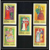 415a - Fujeira MNH ** Mi N° 870 / 874 A european costumes 15 to 19th century 