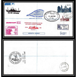 098442 rs/ns africana 24/1/1984 paquebot rsa south africa antarctic antarctique lettre cover