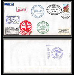 098443 recommandé ms/sa agulhas 29/8/1982 marion islands helicopter rsa south africa antarctic antarctique lettre cover