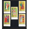 415b - Fujeira MNH ** Mi N° 870 / 874 A european costumes 15 to 19th century 