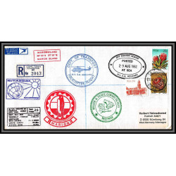 098444 ms/sa agulhas 29/8/1982 marion islands helicopter rsa south africa antarctic antarctique lettre cover