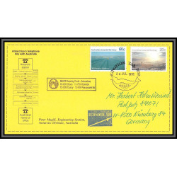 098467 antartica telephone link 24/7/1991 australian antarctic territory antarctique cover