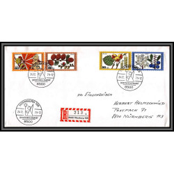 098468 recommandé nurnberg 24/12/1979 christkindelsmärkt de noel allemagne germany lettre cover