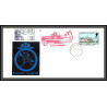 098493 21st voyage ms/sa agulhas 1/9/1981 tristan da cunha antarctic antarctique lettre cover