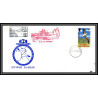098496 21st voyage ms/sa agulhas 1/9/1981 tristan da cunha antarctic antarctique lettre cover