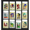 417b - Fujeira MNH ** Mi N° 186 /197 B oriental fairy tales the arabian nights non dentelé (Imperf)