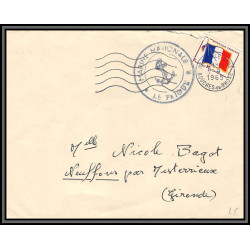 098850 france fm marine le frioul marseille 1965 naval navale lettre cover