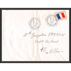 098852 france fm 13 naval navale lot 4 lettres cover