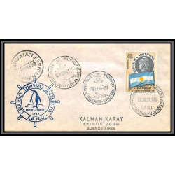 098910 1/2/1959 ushaia argentine argentina antarctic antardida lettre cover
