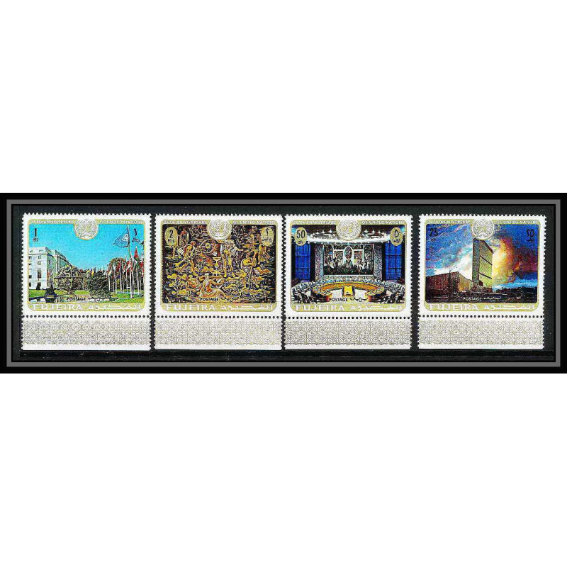 420a Fujeira MNH ** Mi N° 505 / 508 A United nations nations unies ONU UNO headquarters new york