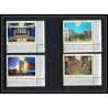 420b Fujeira MNH ** Mi N° 505 / 508 A United nations nations unies ONU UNO headquarters new york coin de feuille