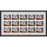 421d Fujeira MNH ** Mi N° 509 / 512 B overprint gold United nations ONU UNO non dentelé imperf feuilles sheets