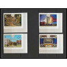 421f Fujeira MNH ** Mi N° 509 / 512 B overprint gold international education United nations ONU UNO non dentelé imperf