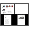 099070 griffe batiment base medoc 5/7/1966 charente angely france naval navale lettre cover