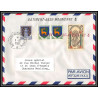 099097 griffe batiment base maurienne 11/10/1966 charente angely france naval navale lettre cover