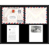 099098 griffe batiment base maurienne 11/10/1966 charente angely france naval navale lettre cover