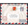 099098 griffe batiment base maurienne 11/10/1966 charente angely france naval navale lettre cover
