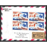 099106 hastings griffe batiment base maine 10/10/1966 recommandé charente saintes france naval navale lettre cover