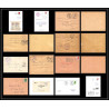099543 bureau toulon naval bel ensemble france naval navale lot 17 lettres covers