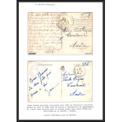 099546 marine nationale toulon pour Caudeval 1941 aude taxe france naval navale lettre cover
