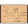 099549 marine nationale service à la mer toulon pont de las 1915 france naval navale lettre cover
