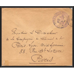 099550 marine nationale service à la mer toulon 1915 france naval navale lettre cover
