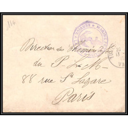 099562 marine nationale service à la mer france naval navale lettre cover