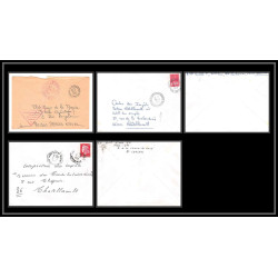 099577 bureau de landivisiau Finistère france naval navale lot de 3 lettres covers