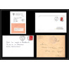 099589 bureau lorient sous marins france naval navale lot 4 lettres covers
