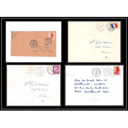 099590 bureau nimes garons fm france naval navale lot 4 lettres covers