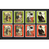 424a Sharjah MNH ** Mi N° 602 / 609 A Tableau tableaux japanese paintings osaka 70 Exposition universelle japon japan