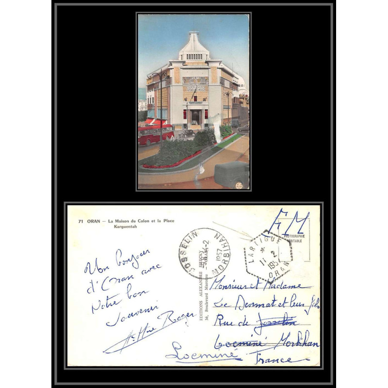 099631 algérie base aéronavale de Lartigue oran 1957 naval navale carte postale postcard
