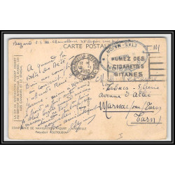 099677 paquebot koutoubia 1940 pour le tarn france maritime Schiffspost carte postale postcard