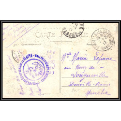 099678 dépot des équipages de la flotte 1917 donville france naval navale carte postale postcard