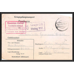 099691 stalag 6f kriegsgefangenenlager 1940 prisonniers var toulon allemagne germany lettre cover