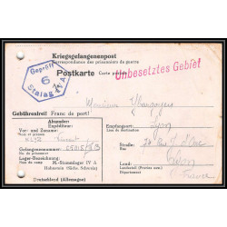 099692 stalag 4a kriegsgefangenenlager 1942 lyon prisonniers allemagne germany lettre cover